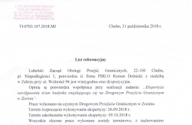 16 referencje Zosin Przejście Graniczne - eksp