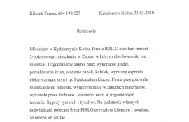 02 referencje Teresa Klimek Zabrze Sobieskiego 10 rem
