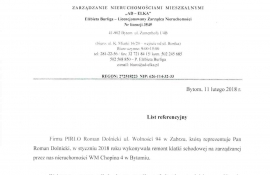 18 referencje Bytom Chopina 4 - 2018 rem
